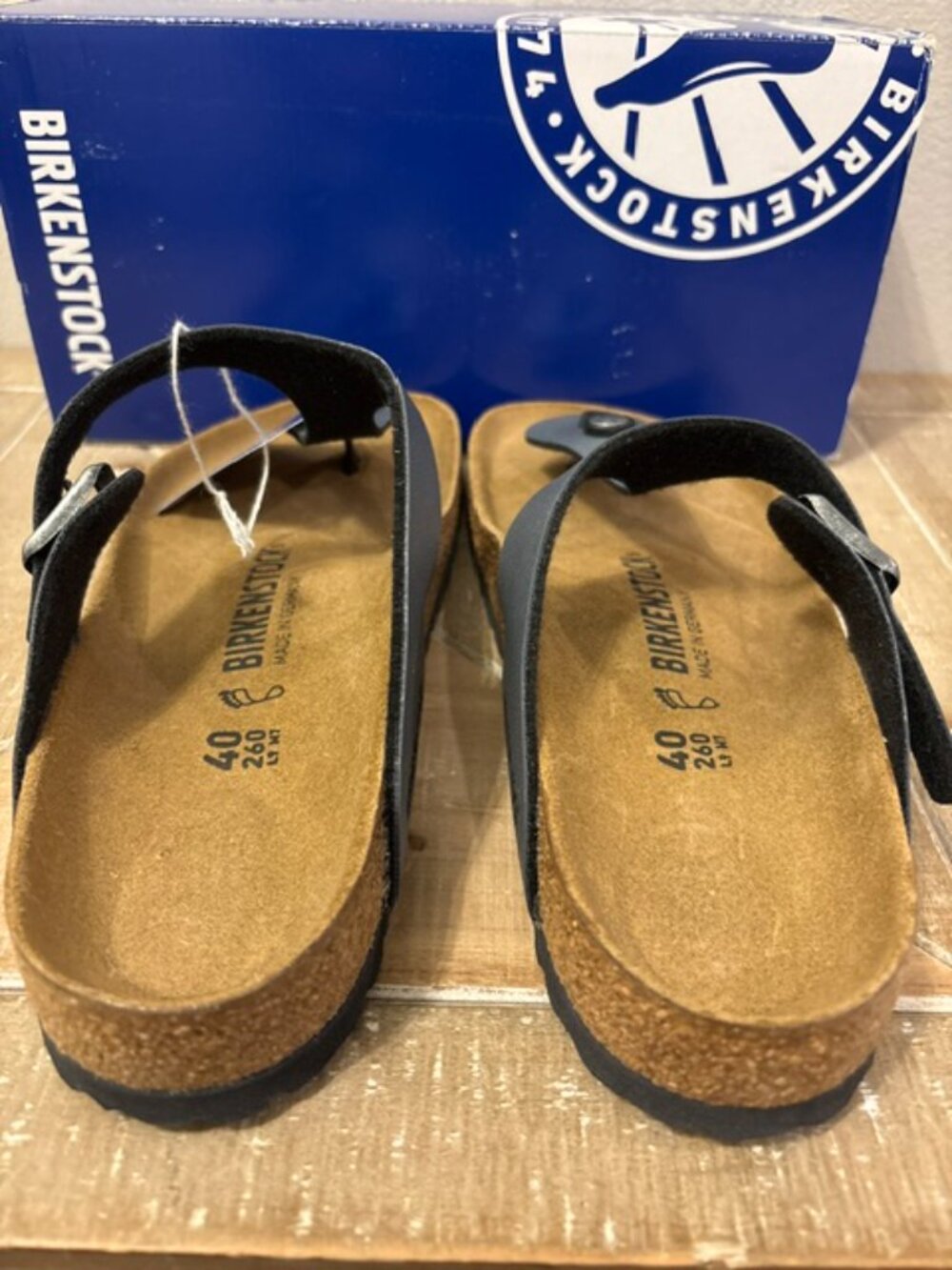 Women's Birkenstock Gizeh BS Onyx Size: EU40/US9 Regular Fit - Picture 2 of 6